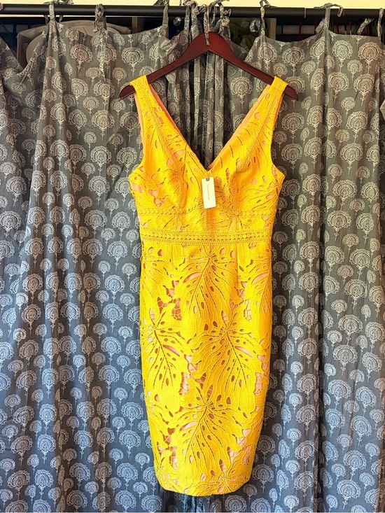Anthropologie Dresses & Skirts - Maeve Monstera Embroidered Cocktail Dress